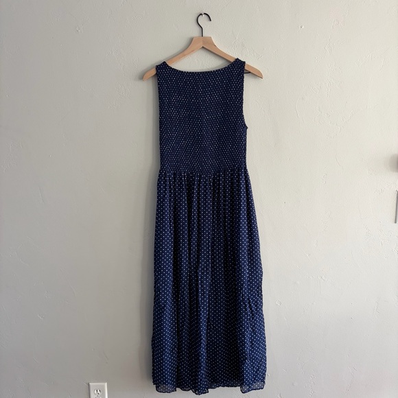 Hill House Cosima Nap Dress in Navy Polka Dot - Picture 7 of 10